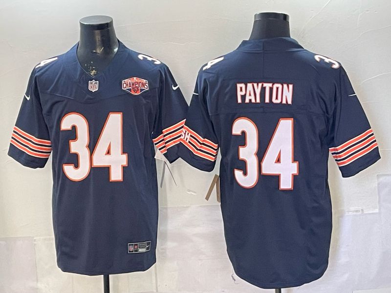 Men 2026 Chicago Bears #34 Payton Blue 3th generations Nike Limited NFL Jersey style 005->chicago bears->NFL Jersey